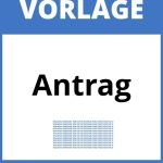 Antrag Vorlage WORD