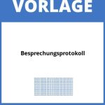 Besprechungsprotokoll Vorlage WORD