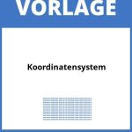 Koordinatensystem Vorlage WORD